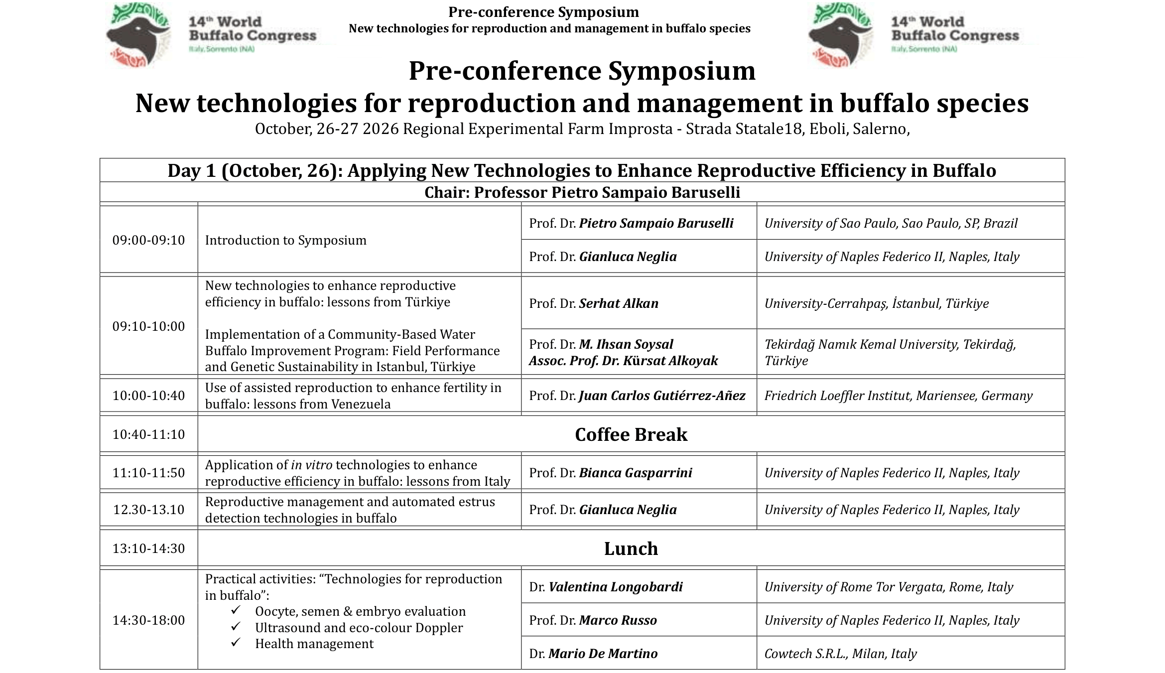 Buffalo congress pre symposium Reprod PLF GN 1